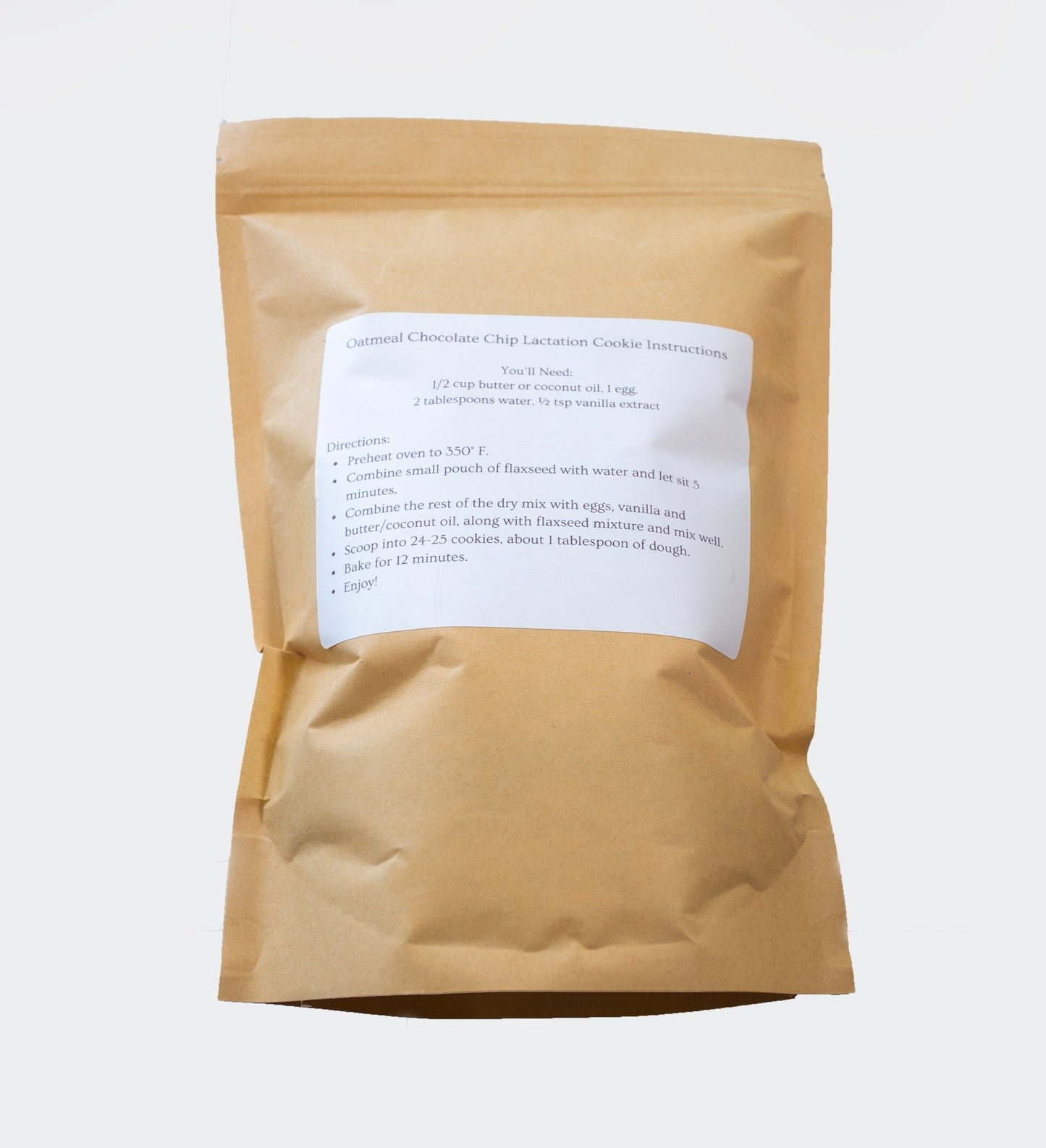 Oatmeal Chocolate Chip Lactation Cookie Mix (25 Count)